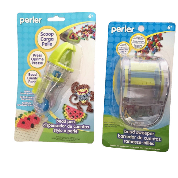 Perler Beads Pen Dispenser and Bead Sweeper Set - New - Picture 1 of 7